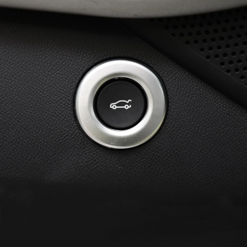 

QHCP ABS Car Trunk Switch Button Decoration Cover 1pcs For Chevrolet Camaro 2016+ Car Accessories FREE SHIPPING