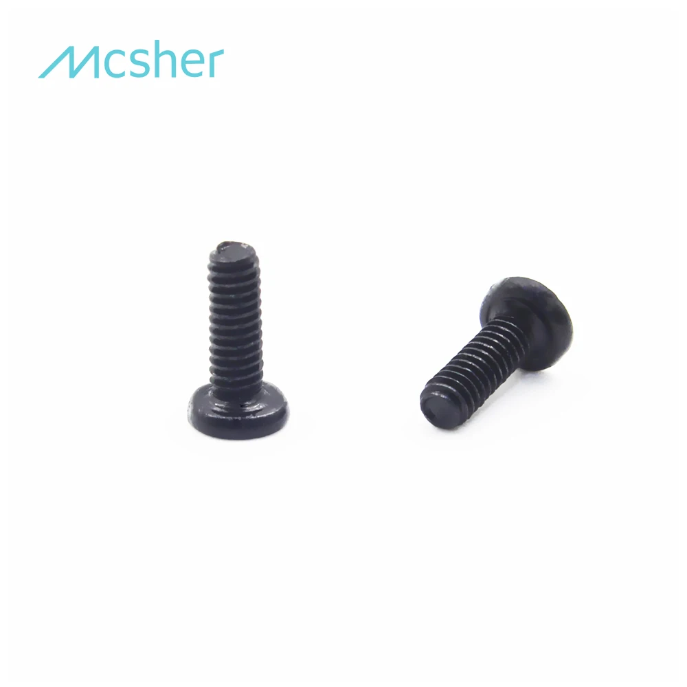 50pcs M2 x 6mm Laptop Notebook Screw Phillips Flat Wafer Head Black Zinc | Обустройство дома