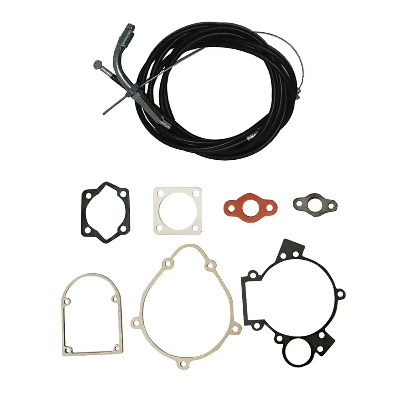 Throttle Cable Clutch Cable& Gasket For 66cc 80cc Motorized Bicyclein
