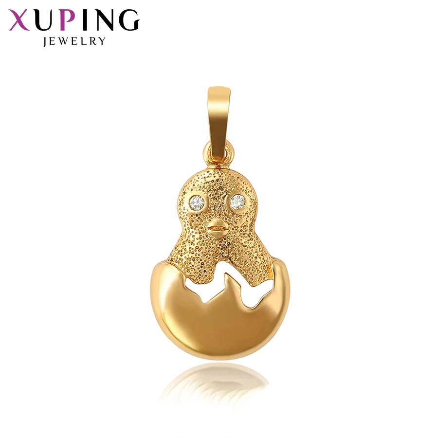 

Xuping Lovely Shelled Egg Shape Pendant Gold Color Plated Simple Jewelry for Women Thanksgiving Gifts S116,2-32236