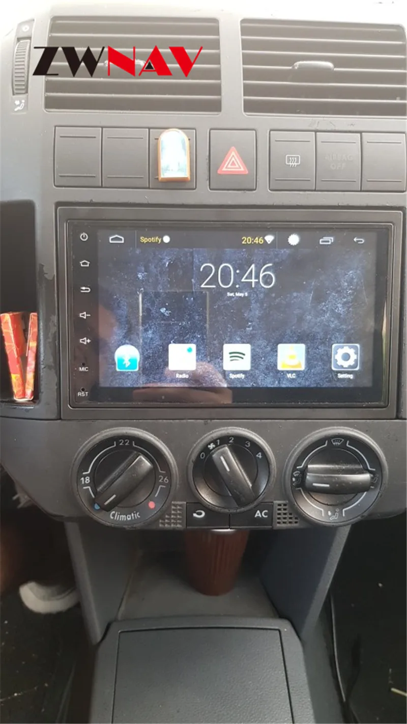 Sale 7 inch 2din DVD 1024x600 Android 6.0 Car Radio GPS Navigation Bluetooth USB 2 din Universal For Nissan VW Toyota Peugeot Player 18