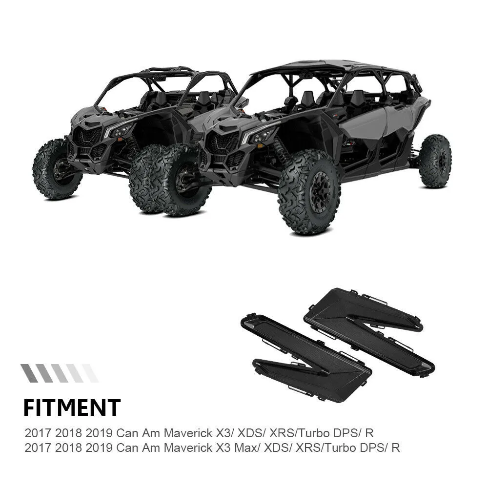 Rear Window Panel 2//4 Door CanAm Maverick Commander Black