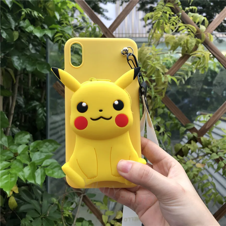 Cartoon Stitch Minnie Zipper Wallet Phone Case for Huawei Y5 Lite Y6 Y7 Pro Y9 Prime 2019 2018 Soft Silicone Cover Bag Cover