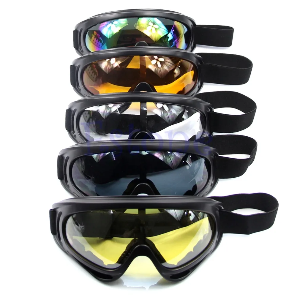 Зимние спортивные Лыжный спорт Сноуборд снегоход Анти-туман очки ветрозащитный пыле очки UV400 скейт лыжные Солнцезащитные очки
