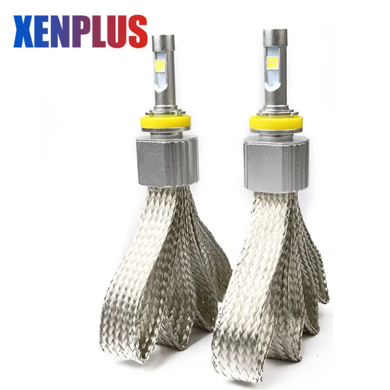 Светодиодный головной фонарь XENPLUS H11 светодиодный H4 H7 D2S HB3 HB4 9004 9005 XHP70 110 Вт 13200LM