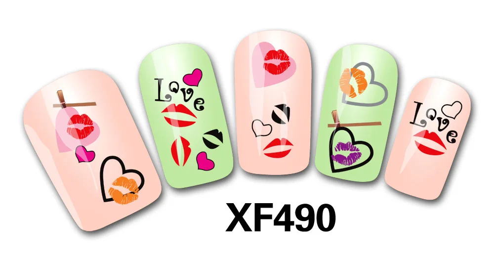 Новейшая Красивая татуировка для маникюра, ультратонкая наклейка для дизайна ногтей, 3D Фольга для ногтей, 1000 упаковок/партия, DHL/EMS