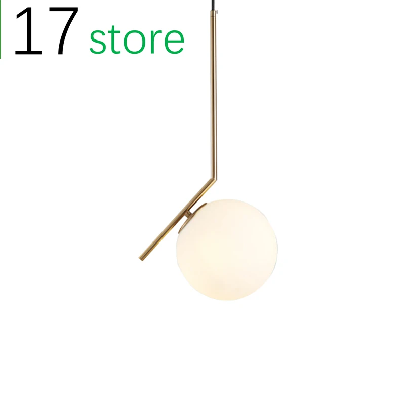 

Modern style living room bedroom minimalist restaurant pendant light Nordic clothing decoration glass ball pendant lamp