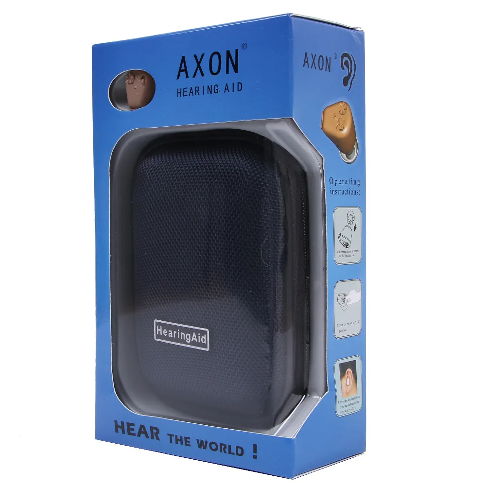 Прямые продажи с фабрики Лидер продаж AXON K-88 мини аккумуляторная звук amplifer ITE Слуховой аппарат 100 шт./лот DHL Бесплатная доставка