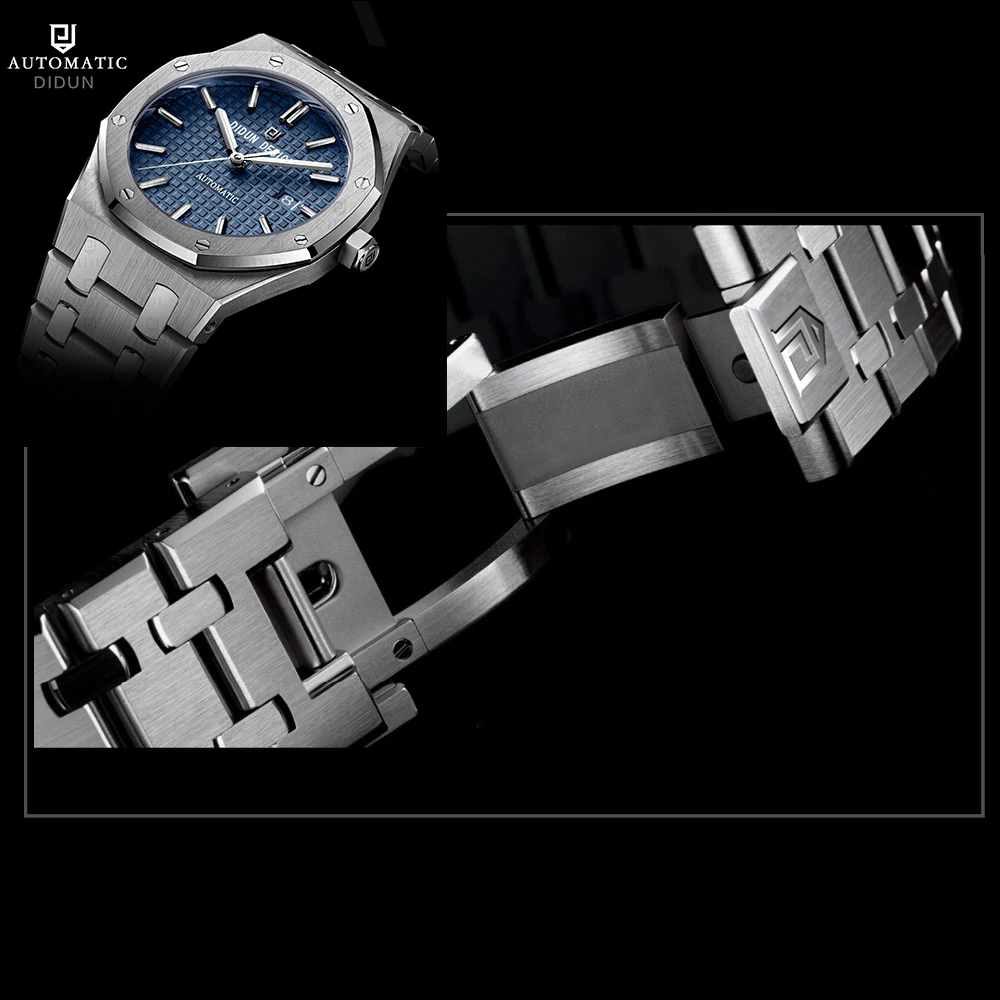 

DIDUN Watches Men Luxury Brand Automatic Mechanical Watches Men Dress Business Watch Luminous Wristwatch 30m Waterresistant