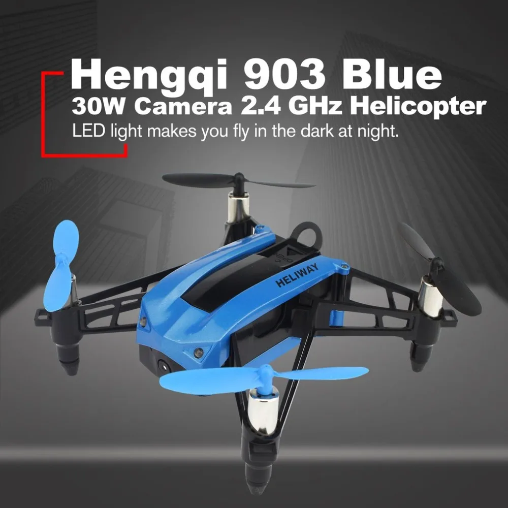 

903 30W Camera 2.4 GHz Remote Control Foldable Headless Mode Photo/Video WiFi Real-time Transmission RC Quadcopter