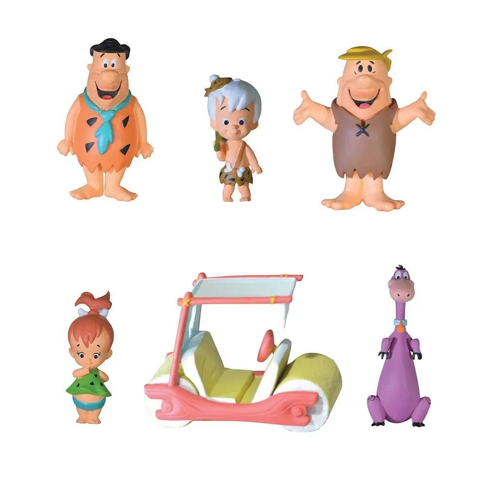 

Vintage Jazwares Hanna Barbera The Flintstones Collector 2" Action Figure 6-Pack