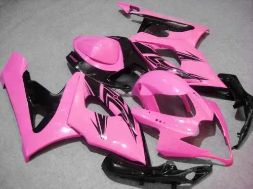 Набор обтекателей литья под давлением для GSXR1000 05 06 GSXR 1000 K5 2005 2006 ABS розовый черный