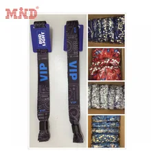 Профессиональные индивидуальные RFID нейлоновый браслет тег тканые браслеты из ткани с пластиковым/металлическим замком для больших праздников