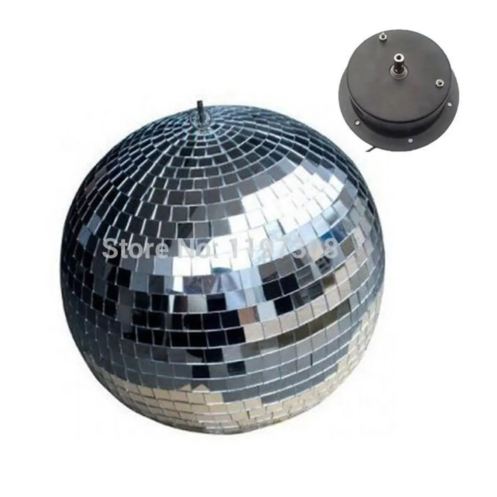 D20cm glass rotating mirror ball 8" disco DJ party stage lighting