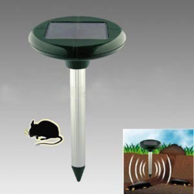

WCIC Solar-Powered Mole Repeller Snake Repeller Mice Pest Reject Ultrasonic Pest Repeller Insect Repellent Pest Control