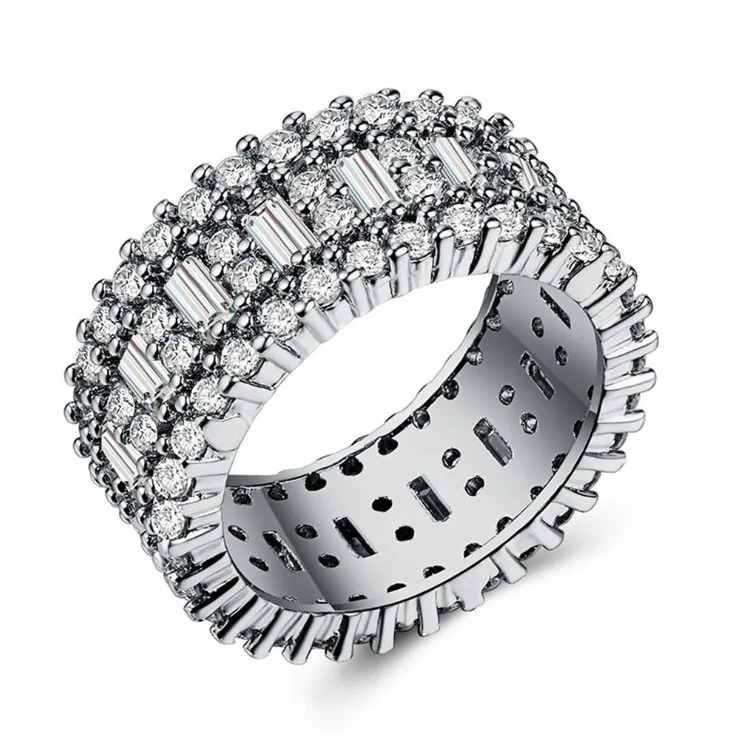 

Wholesale new summer fashion jewelry explosion models ring exaggerated luxury crystal from Swarovski Women Wedding Jewelry