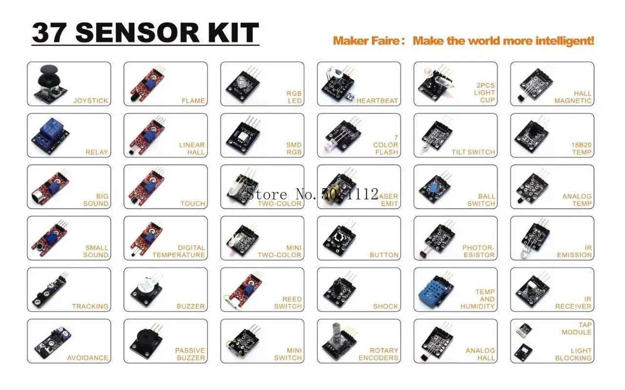 37 в 1 коробка сенсорных комплектов/37 сенсорных комплектов высококачественный модуль питания для arduino UNO R3 MEGA 2560
