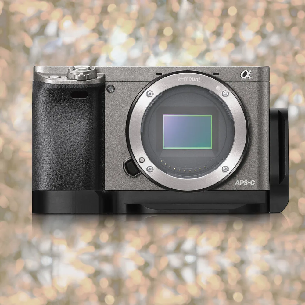 Aperto de Mão do Suporte da L-placa de Jintu para a Câmera de Sony Liberação Rápida de A6000 A6300 - Image 3