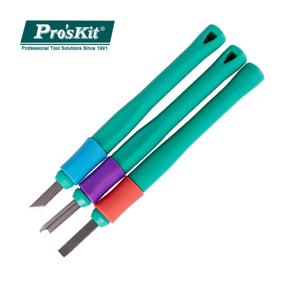 

Pros'Kit PD-392 3D Printing Carving Knife Kit Cutting Knife Model Woodworking Carving Tool Set Wood Carving Chisels Tools
