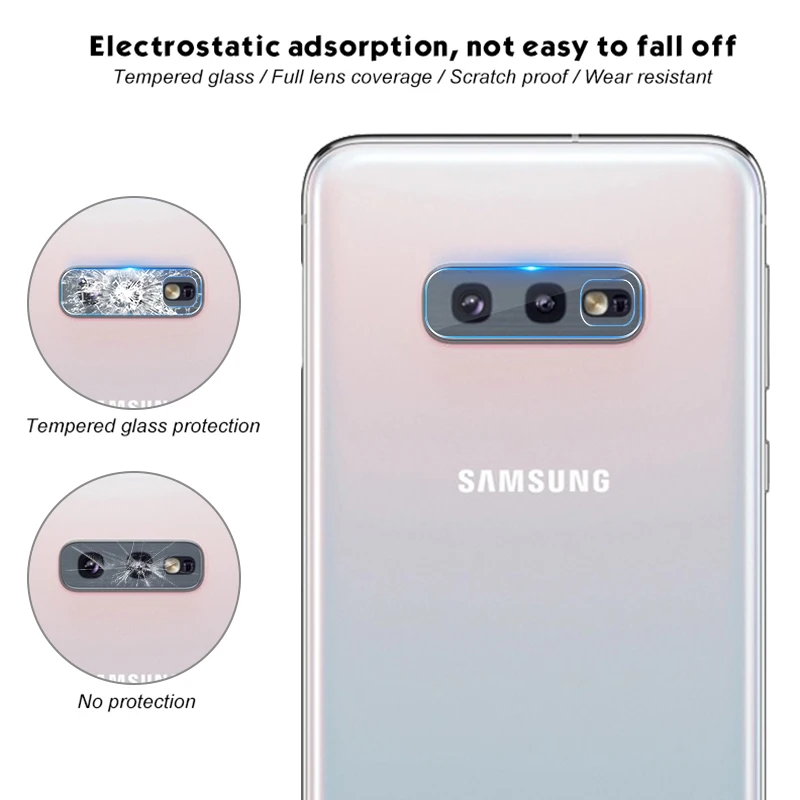 Новое стекло объектива камеры для Samsung A50 A30 A10 A8S A9S закаленное Galaxy S10 Plus S10e M20 M30 M10 A7