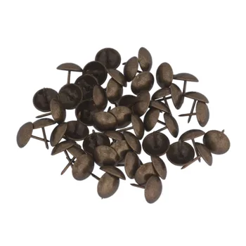 

21 x 25mm Replacement Bronzy Antique Upholstery Nails Tacks Studs Ancient Style Furniture Fix Pack of 100