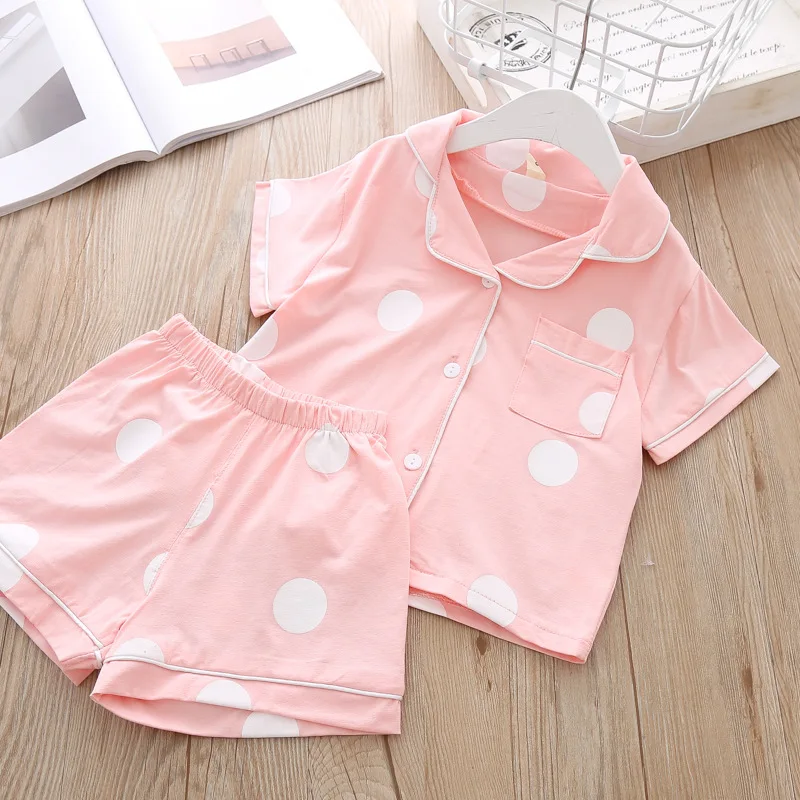 

Girls Pajamas Sets Loungewear kids clothing Suit Baby cotton Fashion Tracksuit For Girl Child Two-piece Teenage Sleep Home Wear