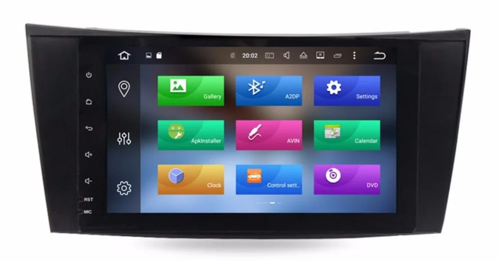 Excellent Android 9.1 HU Car Radio For Mercedes Benz CLK W209  G- Class W463 CLS W219 GPS Navigation Car Multimedia Player with canbus 3