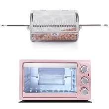 1 шт. печь жаркая корзина из нержавеющей стали для выпечки поворотные гайки бобы арахисовая клетка барбекю гриль жаропрочная посуда для кухни аксессуары