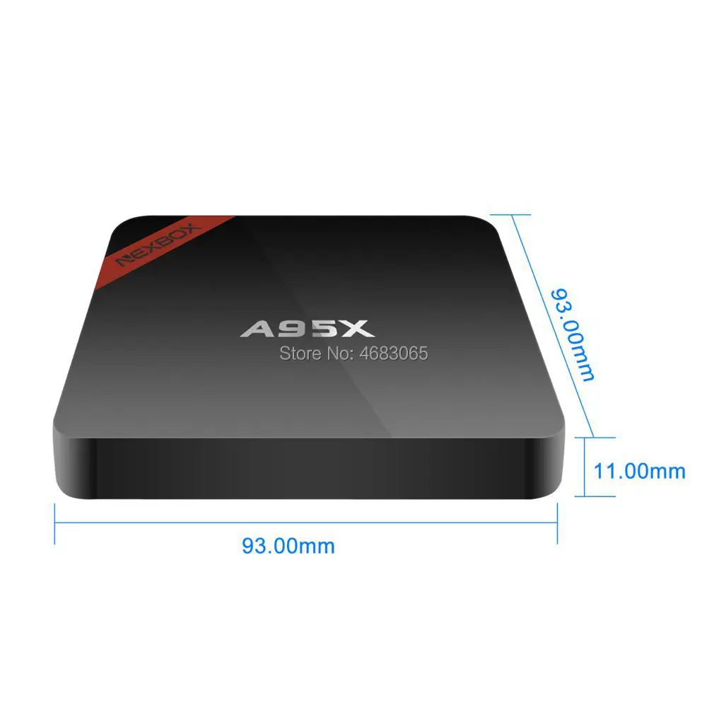 A95X умные телевизоры Box Android 6,0 1 г/8 г оперативная память 2 г/16 Встроенная Amlogic S905X 4 ядра 2,4 Wi Fi 1080 p к HD декодер каналов кабельного телевидения