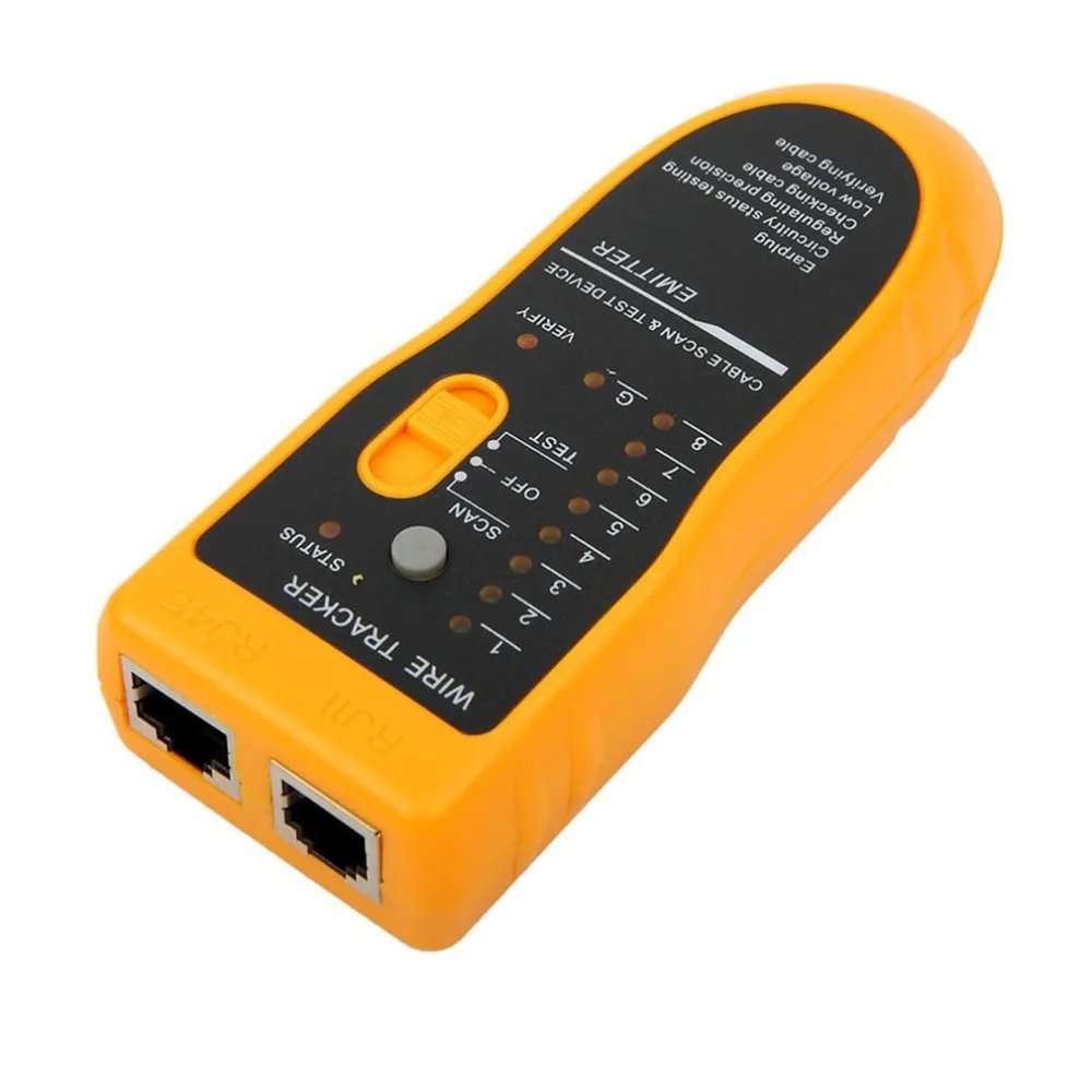 JW-360 LAN Сетевой кабель тестер телефонный провод трекер диагностический тон набор инструментов RJ45 RJ11 линия поиск Последовательное тестирование