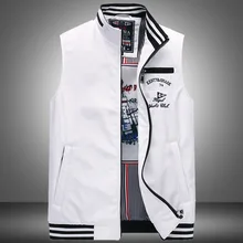 Новое поступление брендовая мужская куртка без рукавов зимний жилет мужской тонкий жилет мужской s ветрозащитный Теплый жилет размера плюс 4XL