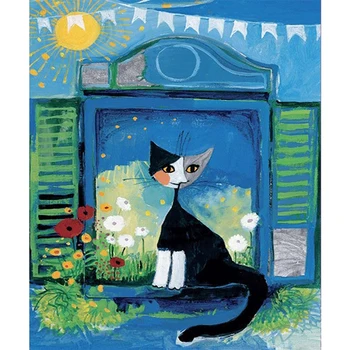 

Full Square/round Diamond 5D DIY Diamond Painting Cartoon cat Embroidery Cross Stitch Rhinestone Mosaic Home Decor