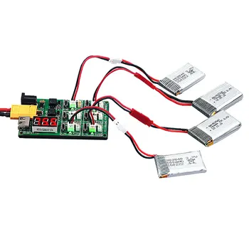 

USB 1S Lipo LiHV Charger 6 in 1 4.20V/4.35V 0.2A/0.6A Switchable With Digita Display