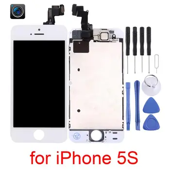 

Grade AAA+++ For iPhone 5S LCD Withwith Front Camera Touch Screen Digitizer Assembly For iPhone 5S Display No Dead Pixel