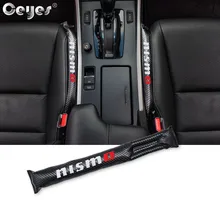Ceyes автомобильный Стайлинг для Nissan Nismo герметичный Авто защитный чехол для сиденья зазор фиксатор накладка чехол для сиденья полоски чехол Аксессуары для автомобилей
