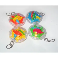 100 шт 3D магический лабиринт шар 30 уровней интеллект мяч катящийся мяч головоломка игра Головоломка Обучающие Развивающие игрушки игра орбита