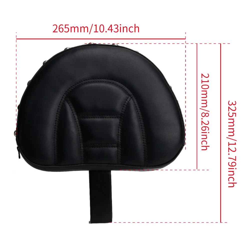 

Motorcycle Seat Backrest for Harley Davidson Fatboy FLSTF Heritage Softail FLSTC Detachable Plug-in Adjustable Mount Kit #MBJ120