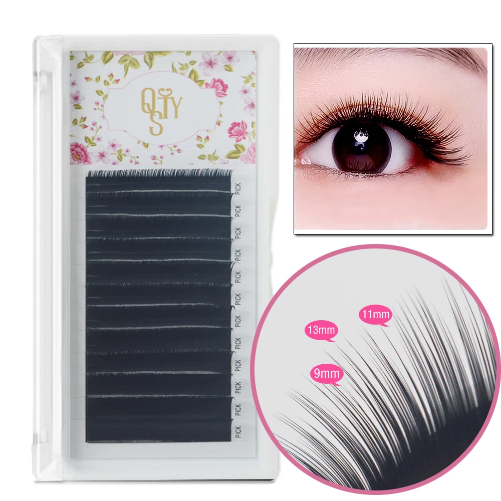 1pc Camellia Eyelash Pandora 3D 6D 0 07mm B C D of Mixed length Volume Mink 4