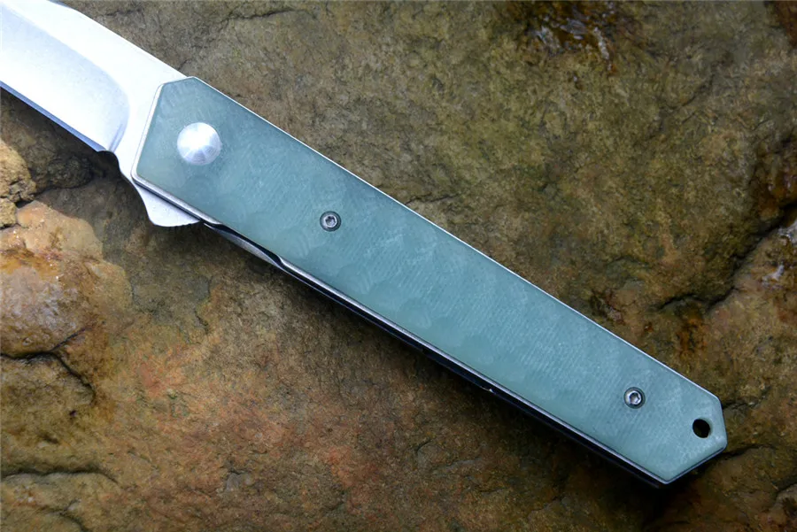 BK Folding Knife Kwaiken Ball Bearing Flipper Pocket Knife G10 Handle 8Cr13MoV Steel Outdoor Camping Survival Knives EDC Tool