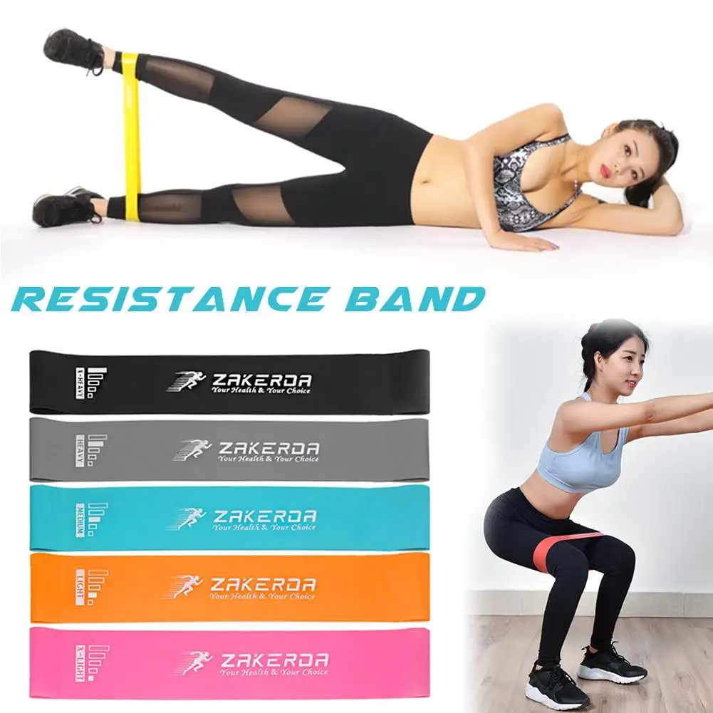 

Yoga Pilates Exercise Loop Resistance Rubber Bands Resistance Fitness Stretch Loop Rope Crossfit Band for Bodybuilding