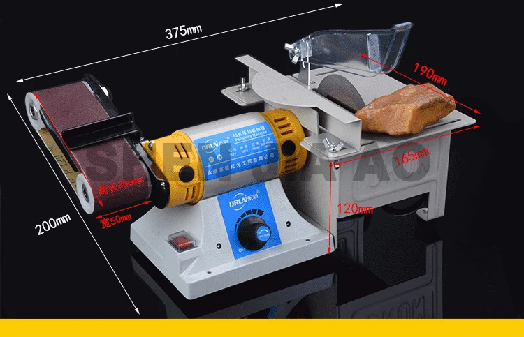 1 стационарного персонального компьютера мульти-функциональный ремень машина шлифовальный станок, настольный мини-пила стол мельница