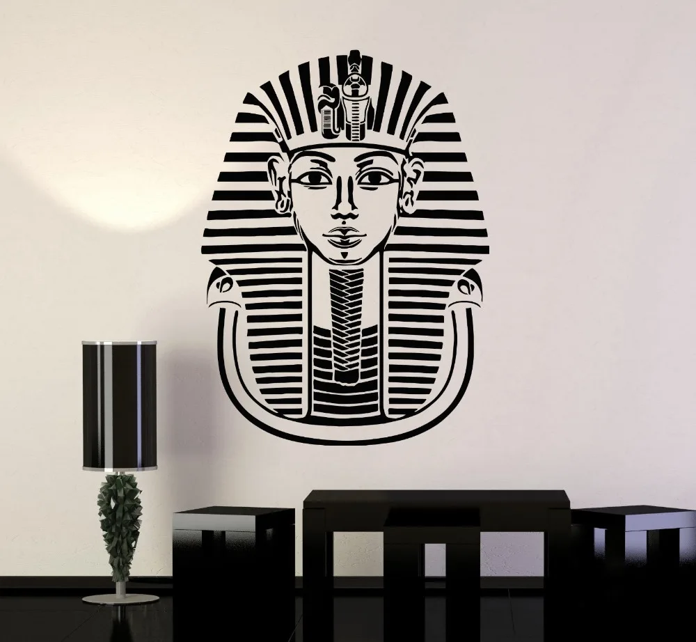 Home & Living Ancient Egypt Pyramid Pharaohs Egyptian Symbols Wall Sticker Vinyl Decal Mural Art