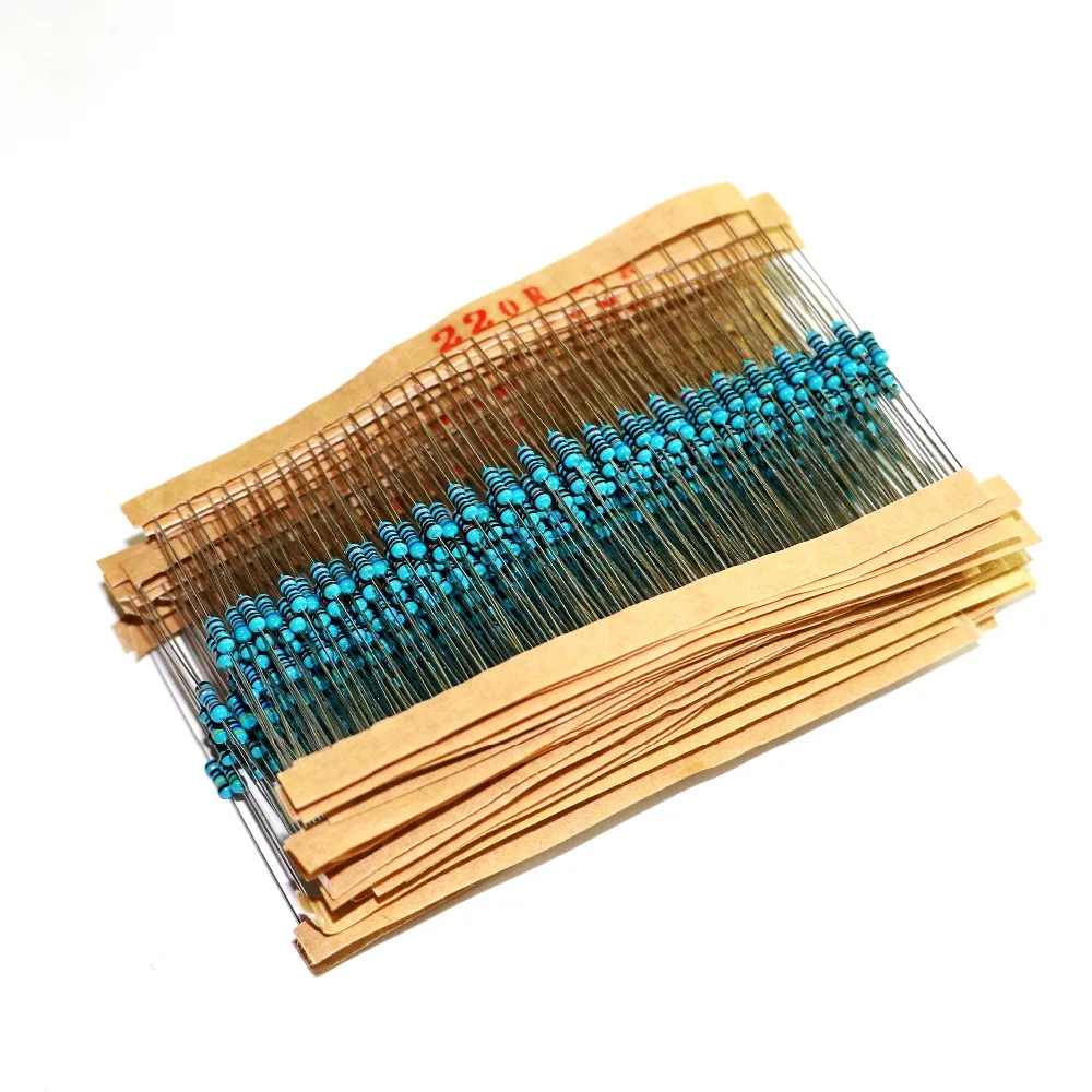

600pcs 1/4W 1% 20pcs* 30Values Metal Film Resistor Assortment Kit Set pack electronic diy kit