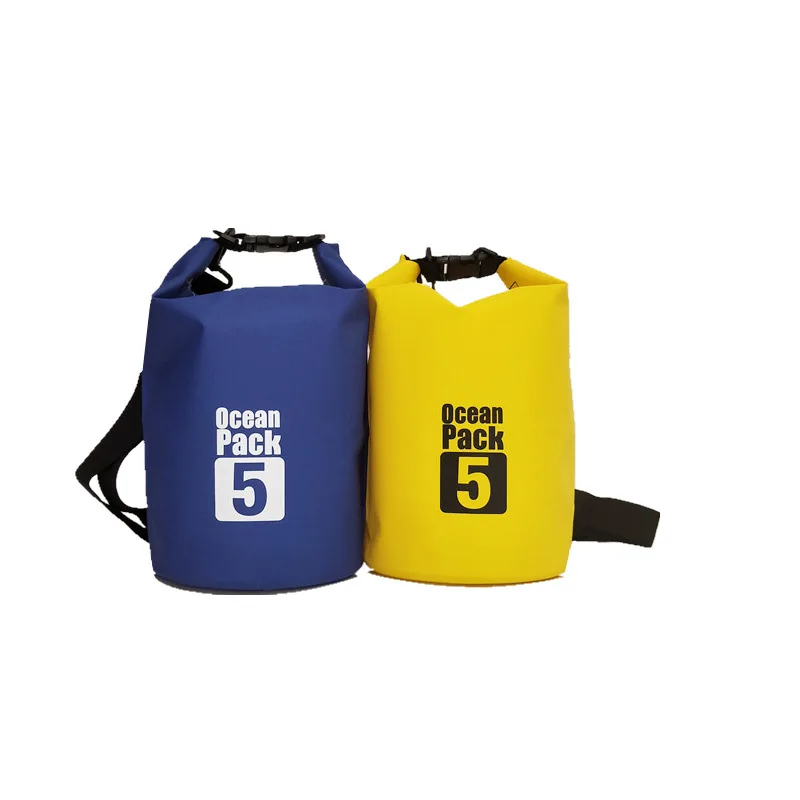 

PVC sandwich waterproof bucket bag 3L 5L 10L waterproof bag factory spot agent beach outdoor drifting bag