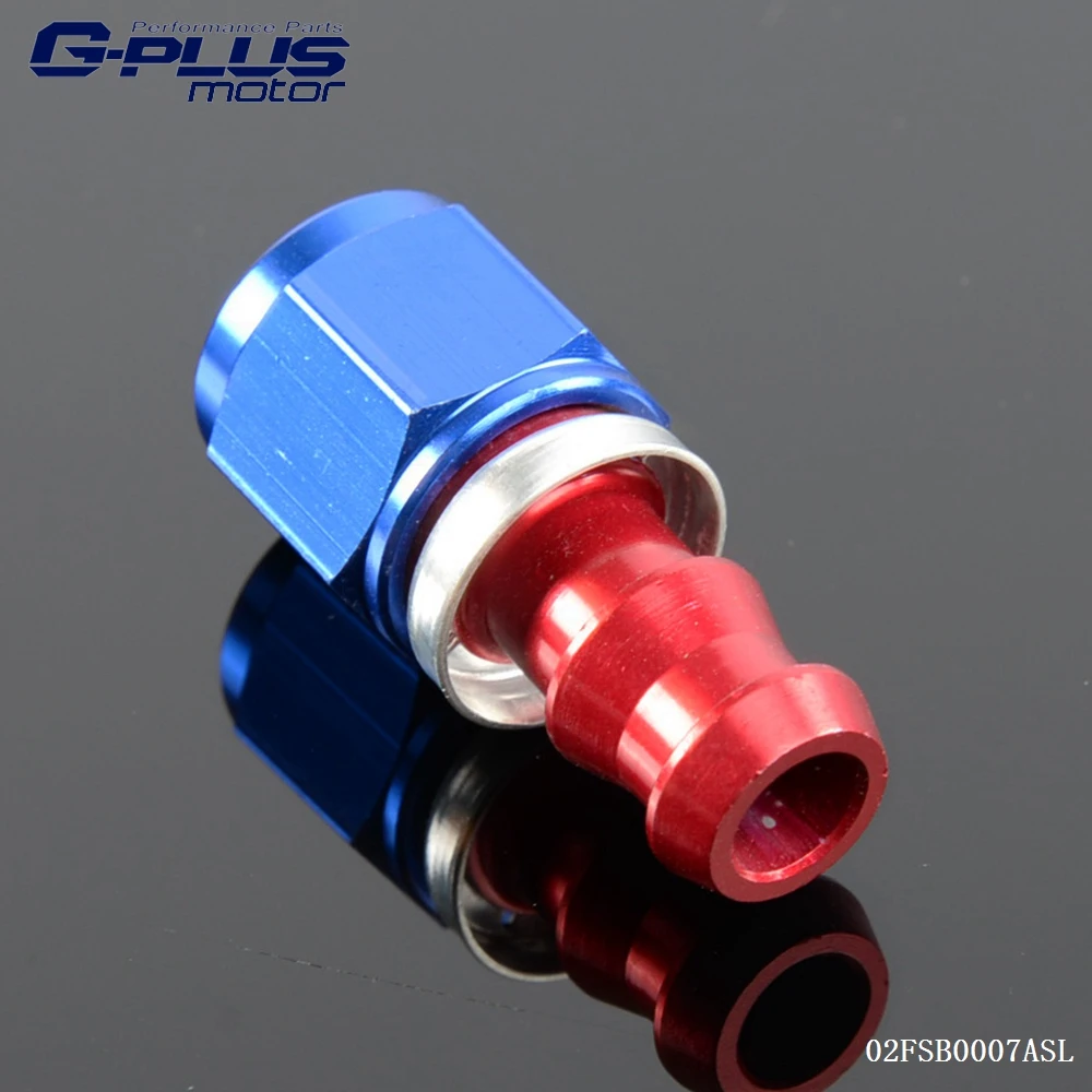 Free Shipping Universal 6 AN Straight Oil Fuel Push On Aluminum Hose