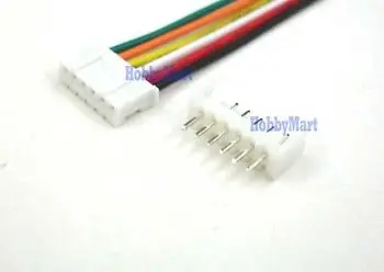 

JST 2.0mm PH 6-Pin Connector with Wire x 10 Sets