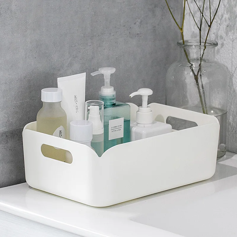 Square Desktop Storage Box Multi-purpose Cosmetics Daily Necessities Cleaning Supplies Stationery | Дом и сад