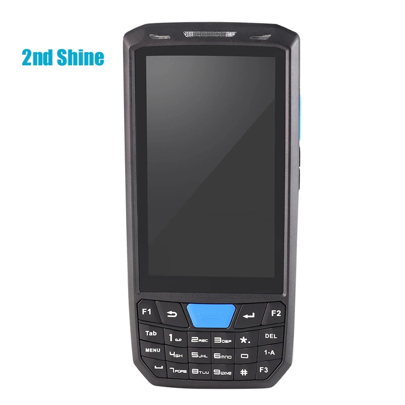 2 ndshine بلوتوث المحمولة الباركود ماسحة قارئ RFID الكاتب Wifi 4G جي بي آر إس مع الروبوت 7.0 OS