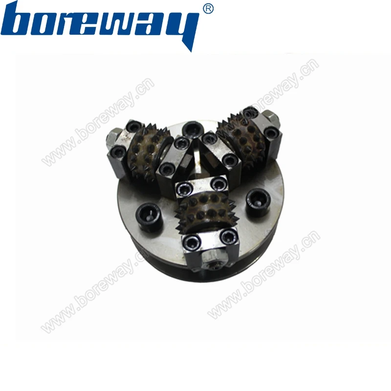

Supply D125*3T*30S*M16 bush hammer finish stone for grinding litchi surface