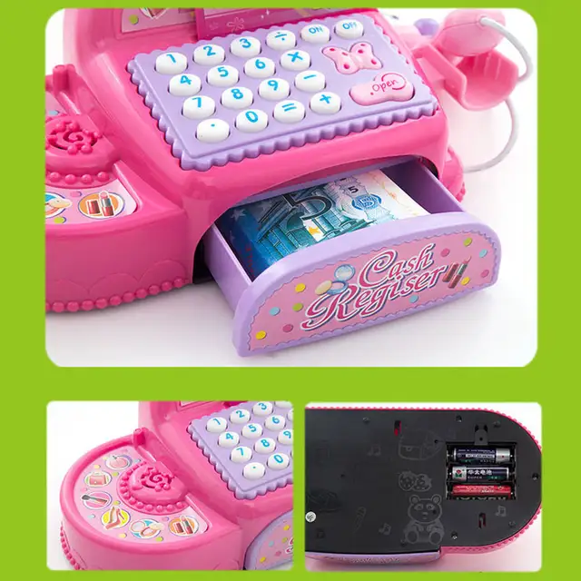 Online Simulation Ticket Box Office Children Supermarket Online Simulation Ticket Box Office Children Supermarket Cash Register Toy Puzzle Cashbox Pretend Play Aliexpress